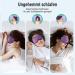 Umisleep 2023 3D Sleeping Mask for Side Sleepers - Soft & Breathable Eye Mask, 100% Light Blocking Goggles - Men, Women - Adjustable Strap - Travel Friendly - Purple - Buy Online on GoSupps.com