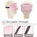 Adjustable Pink Satin Sleep Mask for Women | Silk Eye Mask for Sleeping - Perfect for Relaxation & Adult Play - Buy Online on GoSupps.com