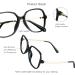 Vision Global Blue Light Glasses for Computers - Anti-Reflex Lenses to Reduce Eye Strain & Tiredness - Unisex +2.00 Magnification K8008-1 Black - Buy Online on GoSupps.com