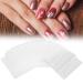 Waterproof DoubleSided Fake Nail Adhesive Tabs Transparent Gel Nail Tape 50 Sheets Perfect for Nail Art Self-Adhesive Safe Portable - Buy Online on GoSupps.com