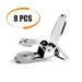 Buyless Fashion 2.5 cm Strong Metal Clips for Braces Pack of 8 | Durable & Stylish International Shipping Available - Buy Online on GoSupps.com