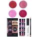 Cosmetics glitter lip kit stay golden safe long loading liquid lipstick durable glitter lipstick essence portable lip gloss set glossy gift choice for birthday festival holloween Christmas one