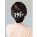 SWEETV Rhinestone Wedding Hair Comb - Handmade Bridal Hair Clip for Brides & Bridesmaids | Wedding Hair Accessories in Silver - Buy Online on GoSupps.com