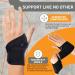BracEasy Carpal Tunnel Wrist Brace for Night Support - Left & Right Hand Wrist Support for Wrist Pain - Black Single Hand Brace - Buy Online on GoSupps.com