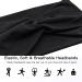 Carede Wide Headbands for Women - 6 Pack Black Turban Headbands for Yoga Workout and Sports - Buy Online on GoSupps.com