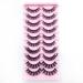 YUANBAO False Lashes 10 Pairs - Fluffy D Curl Russian Strip Lashes Multipack - Natural Look Fake Lashes in 5 Styles - Mixed Volume Eyelashes Pack - Buy Online on GoSupps.com