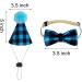 Dog Birthday Party Supplies Set - Light Blue Plaid Bandana, Hat, Bow Tie & Number for Small, Medium, Large Dogs | JOTFA - Buy Online on GoSupps.com
