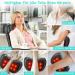 Takrink Shiatsu Massage Pillow - 8 Knots & 3 Speed Deep Tissue Massager for Neck Back & Legs | Quiet & 1.8m Car Cable | Perfect Gift for Men & Women - Buy Online on GoSupps.com