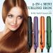 Gadgetcab Curling Iron Gadgetcab Mini Curling Iron Small Travel Curling Iron 2-in-1 Mini Curling Wand & Flat Iron Hair Straightener Portable Travel Curling For All Hair Types (White) - Buy Online on GoSupps.com