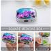Beautiful Orchid Print Pill Box - 2 Compartment Portable Medicine Organizer | Decorative Metal Pill Case for Pocket & Purse - International Shipping - Buy Online on GoSupps.com
