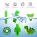Sensory Chewing Chains - 6 Food-Safe Silicone Biting Toys for Kids | Oral Motor Aid for ADHD & Teething - Green - Buy Online on GoSupps.com