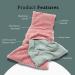 Solayman's Pink Heating Pad for Cramps with Removable Lavender Scented Cover - Buy Online on GoSupps.com