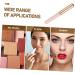 Lip Blending Brush Makeup Brush for Lip Gloss & Lipstick Application Lipstick Applicator Lip Gloss Brush Lip Mask Brush Lip Makeup Lip Balm Aluminum Tube Pink Round Head - Buy Online on GoSupps.com