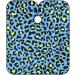 Waterproof Barber Cape - Blue Yellow Leopard Print Hair Cutting Bib for Men & Women | Unisex Cheetah Design - Buy Online on GoSupps.com