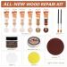 Wood Furniture Repair Kit - 6 Color Filler & Polish Wax for Scratches Cracks & Stains | Restore Hardwood Laminate Tables & More - Buy Online on GoSupps.com