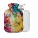 Batik Hot Water Bottle with Cover 1L Small Hot Water Bag for Pain Relief Hot and Cold Compress BPA Free