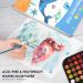 Funto Watercolor Set - 48 Color Paint with Brushes, Water Brush Pens, Pad, Tape, Sponge, Palette - Painting Kit for Kids, Adults, Beginners - Buy Online on GoSupps.com