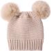 Unisex Baby Knitting Hat | Warm Beanie for Kids 3-15 Years | Frostbite Protection | Beige Toddler Knit Cap - Buy Online on GoSupps.com
