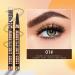 Jubepk Eyebrow Pencils Waterproof Eyebrow Tip Applicator 4 Tip Design Long Lasting Contouring 1ml Coloring Tool for Men Women Shaping and Filling in Sparse Areas - Buy Online on GoSupps.com