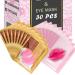 30 Pads Lip Masks & Eye Masks Under Eye Mask Skincare Crystal Collagen Lip Mask Sheet Under Eye Patches for Puffy Eyes and Dark Circles Moisturizing Anti-Aging Reducing Fine Lines Pink