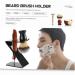 HAPINARY Acrylic Stand Brush Holder | Men's Beard Brush Stand & Razor Organizer | Ideal Gift for Grooming - Buy Online on GoSupps.com