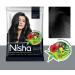 Nisha Natural Henna Based Hair Color 10GM Pack of 10 - Natural Black 0.35 Ounce - Buy Online on GoSupps.com