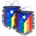 Puerto Rico LGBT Car Flag - Show Your Pride on the Go! - Buy Online on GoSupps.com