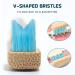 Y-Key Bamboo Toothbrush Set - V-Shaped Eco-Friendly Soft Bristles (3 Pieces) - Orthodontic Care & Sustainable Oral Hygiene - Buy Online on GoSupps.com
