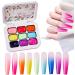 SVCEQZE Painting Gel 225 gml gradient painting gel nail gel palette 9 colors nail gel paint palette nails art kit accessories for home use women and girls - Buy Online on GoSupps.com