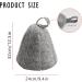 Buy Sugeru Felt Sauna Hats - 2-Piece Set for Men & Women | Quality Sauna Caps & Accessories for a Unique Wellness Experience - Buy Online on GoSupps.com