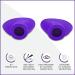 Super Sunnies Slim Flex UV Eye Protection FDA Compliant Individual Tanning Goggles Eyeshields (Purple) - Buy Online on GoSupps.com