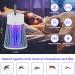 Mosquito Killing Lamp Mosquito Lamp Rechargeable Light Mosquito Trap Click Mosquito Lamp with Hanging Loop for Home Bedroom Outdoor Camping Grey - Buy Online on GoSupps.com
