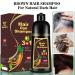 Natural Chestnut Brown Instant Hair Dye Shampoo for Men & Women - Long Lasting Color in 10-15 Minutes - Buy Online on GoSupps.com