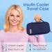 Youshares Insulin Cooling Bag | Large Capacity Diabetes Bag with 2 Cooling Packs - Keep Medications Safe & Cold - Navy Blue Y10 - Buy Online on GoSupps.com