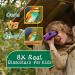 Kids' 8x21 Real Binoculars with Compass - High Resolution, Shockproof Telescope for Bird Watching, Travel, Camping - Purple, Perfect Gift for Boys and Girls Ages 3-12 - Buy Online on GoSupps.com
