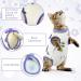 Post-Op Cat Recovery Suit - Pumyporeity Anti-Trolling Clothing for Cats | Purple | Size L - Buy Online on GoSupps.com