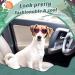 Lewondr Small Dog Sunglasses - UV Protection Goggles with Adjustable Strap for Pet Dogs - Pink Heart Shape - Buy Online on GoSupps.com