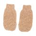 Beaupretty 2pcs Scrub Gloves Spa Miss Sponge Mat Ramie Jute