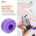 Beavorty Makeup Brush Cleaner & Sponge Cleaning Pad - Eye Protection Purple - Perfect for All Cosmetics - Buy Online on GoSupps.com