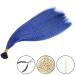 Feather Hair Extension Kit Colored Strands for Hair Feather Extension Synthetic Hairpiece Fake Hair Line Feather Hair Extensions (Color : Suit 9 Size : 16inches) 16inches Suit 9 - Buy Online on GoSupps.com