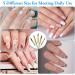 Nail Brush Set for Acrylic Powder - 5pcs Varnish Brush for Gel Polish Design and Nail Art | DIY Brush Pen with 5 Sizes Included - Buy Online on GoSupps.com