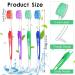 Tyqour Orthodontic Toothbrush Set - 4 Pieces Double V-Trim Tuft for Braces & Interdental Cleaning | Ideal for Dental Hygiene - Buy Online on GoSupps.com