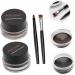 IWOWHERO 6 Pcs Eye Shadow Cream Light Brown Eyeliner Black Eyeliner Pencils Black Matte Eyeliner Eye Liner - Buy Online on GoSupps.com