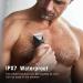 Men's Body Hair Trimmer - IPX7 Waterproof, LED Light, Power Display, Replaceable Ceramic Blades - Buy Online on GoSupps.com