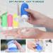Skycase Travel Bottles for Toiletries - 4 PCS Leak Proof 3 oz Silicone Bags - Refillable Liquid Accessories for Shampoo & Conditioner - Yellow Blue Pink Green - Buy Online on GoSupps.com