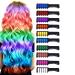 Hair color comb hair chamber crest temporary hair color chalk kamm 10 pieces instant unique hair recide ridge for carnival Christmas halloween birthday parties