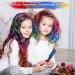 6 Colors Hair Chalk Comb Set for Girls, Kids & Adults - Temporary Hair Dye Marker for Halloween, Christmas, Birthdays - Cosplay Party Gift - 6 Count - Buy Online on GoSupps.com