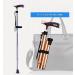 Canes Folding Walking Stick Height Adjustable Lightweight Sturdy Elderly Ergonomic Base Walking Aid for Arthritis Elderly Seniors Handicap Star of Light - Buy Online on GoSupps.com