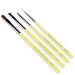 Beaute Galleria 4-Piece UV Gel Nail Art Brush Set for Detailed Nail Designs - Pro Flat, Carved, Detailer, Round Brushes - Buy Online on GoSupps.com