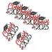 INOOMP 6pcs 2023 2023 Graduation Arrangements Graduation Party Class of 2023 Cupcake Topper Grad Party Cupcake Topper Class of 2023 Cake Picks Graduation Cupcake Toppers Paper Props Flash